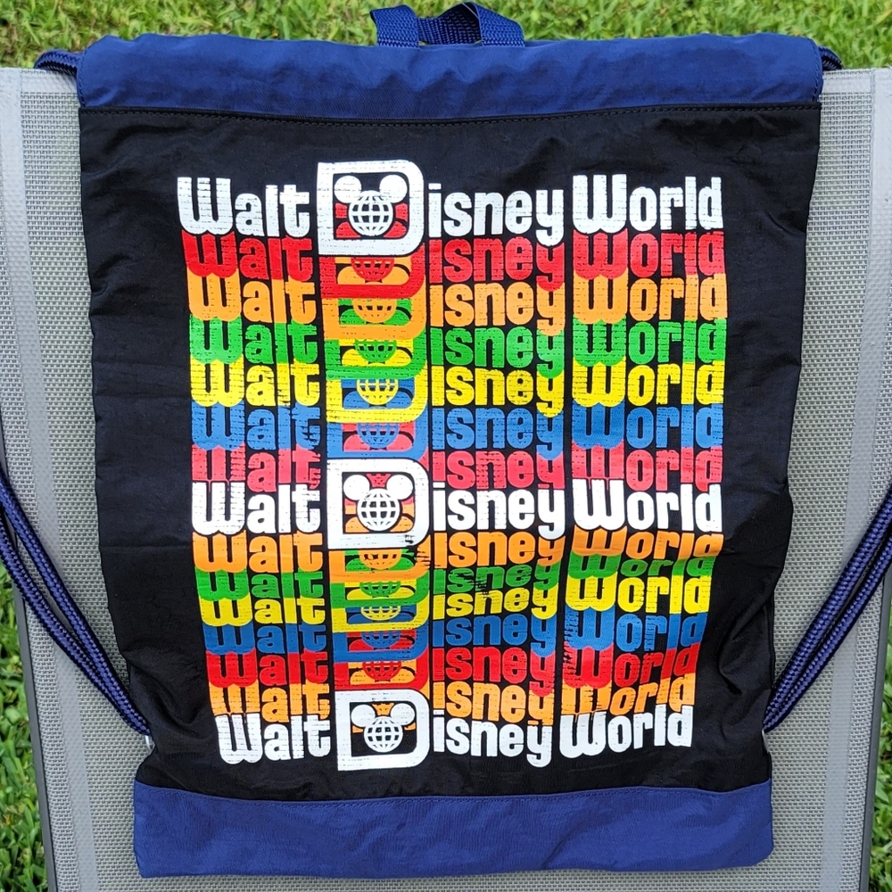 Disney WDW Retro Logo Backpack Multicolor